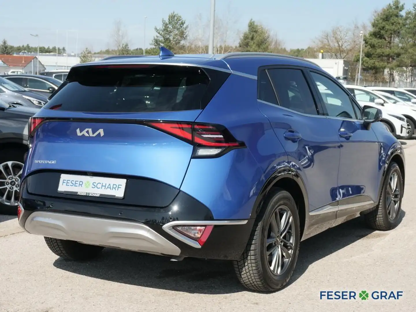 Kia Sportage 1.6T 180 AWD DCT SPIRIT LEDER DRIVE Blauw - 2