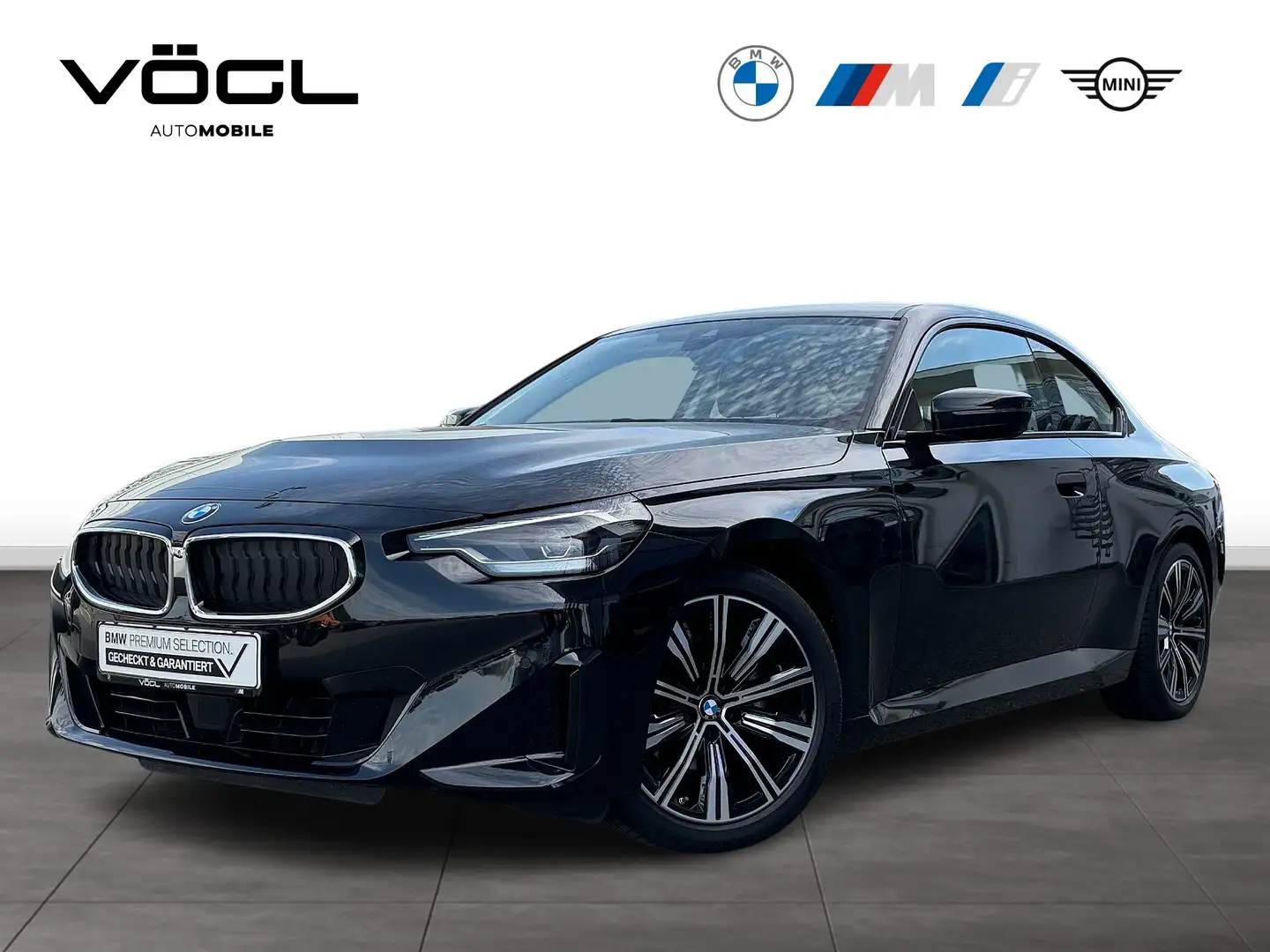 BMW 218 i Coupé LED RFK Temp. AHK Noir - 1