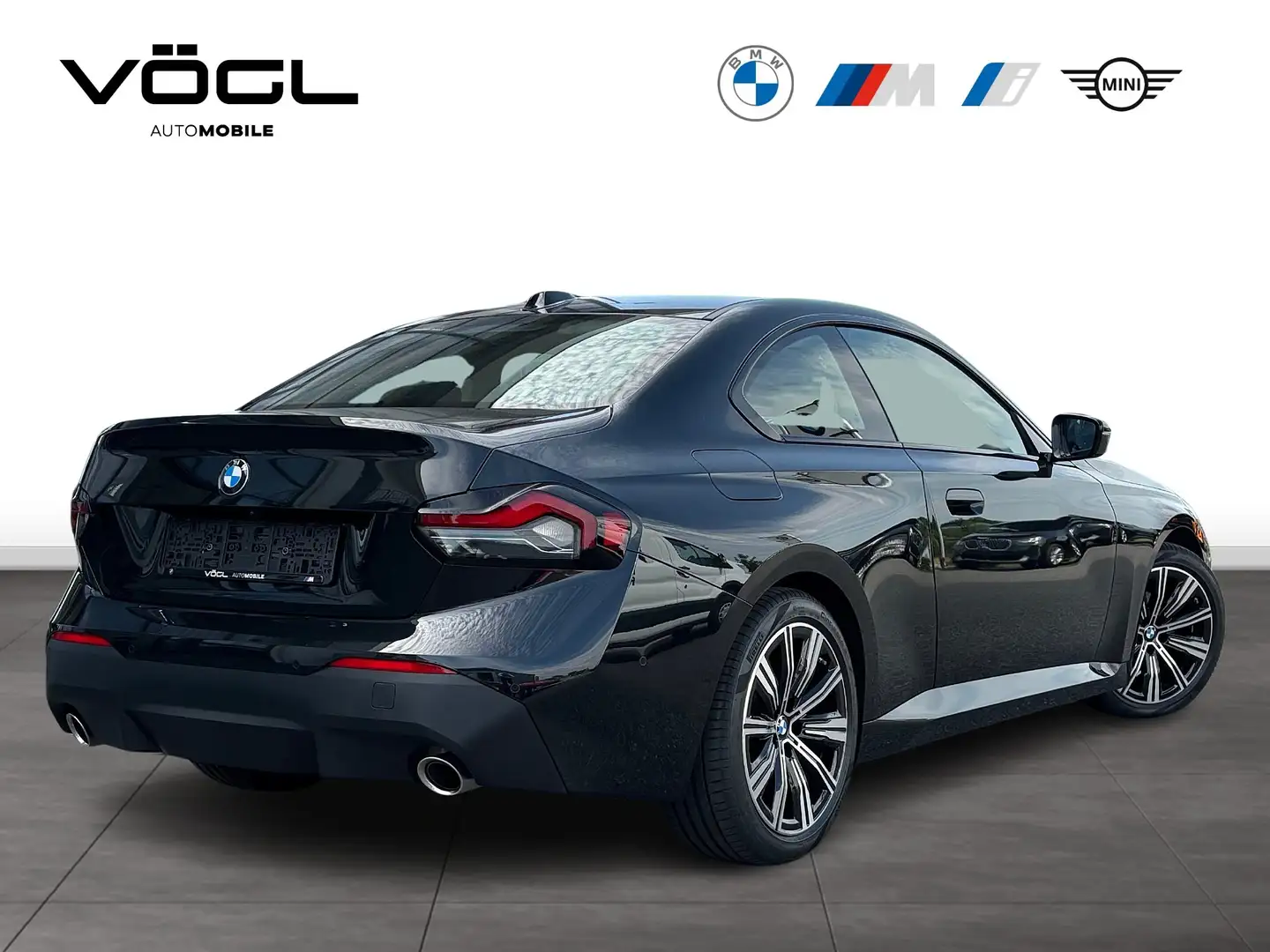 BMW 218 i Coupé LED RFK Temp. AHK Noir - 2