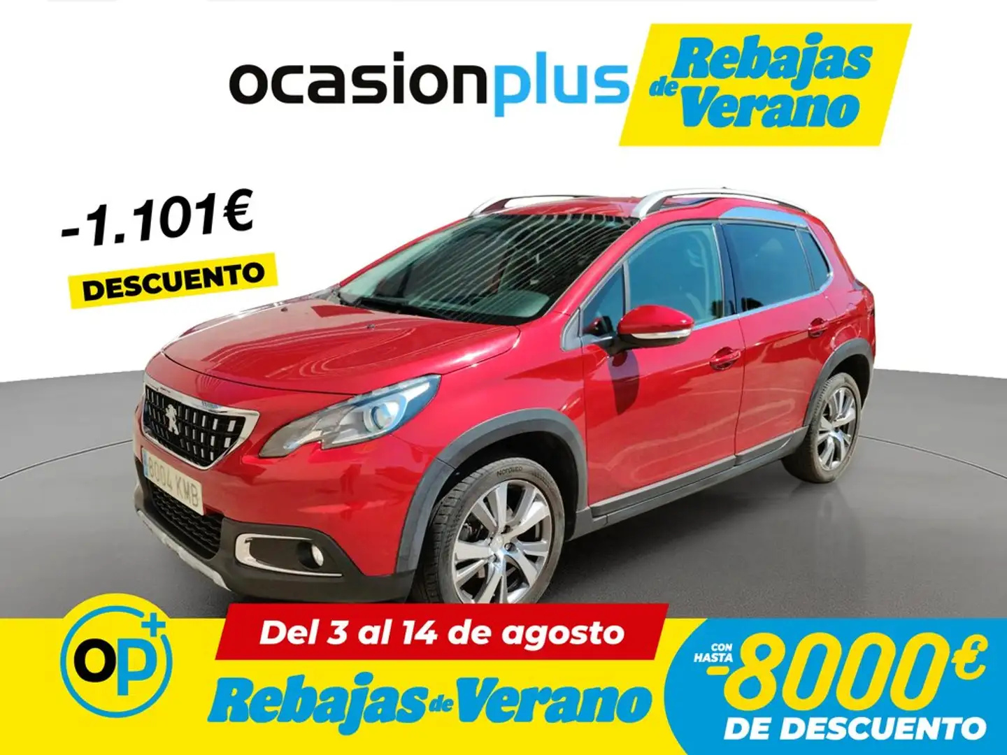 Peugeot 2008 1.2 PureTech S&S Allure 110 Rojo - 1