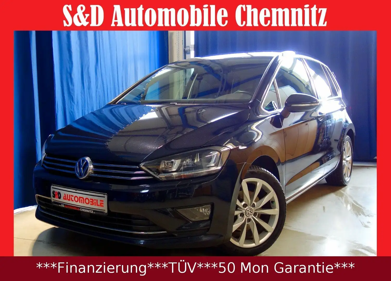 Volkswagen Golf Sportsvan VII Highline BMT/Start-Stopp Schwarz - 1