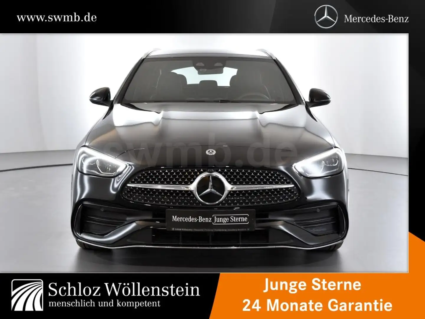 Mercedes-Benz C 220 d T AMG/LED/Fahrass+/SpiegelP/AdvancedP/Cam Schwarz - 2