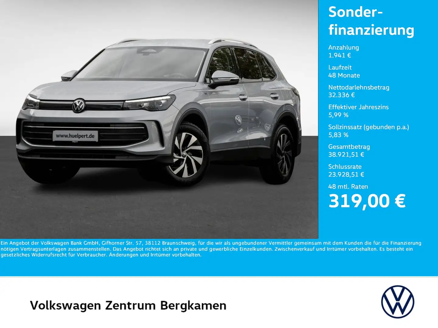 Volkswagen Tiguan 1.5 eTSI LIFE NEUESMODELL CAM ACC EKLAPPE Zilver - 1