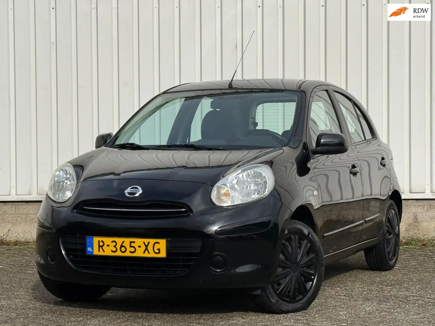 Nissan Micra 1.2 Acenta 1e Eigenaar,Navi,Climate,Cruise,Bleutoo Noir - 1