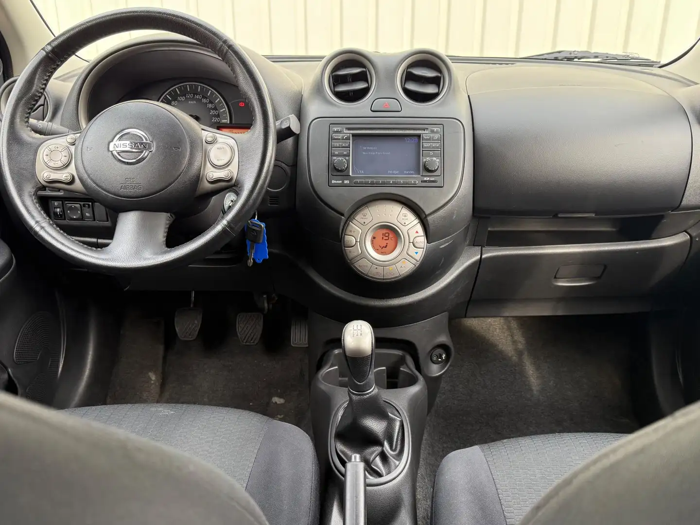 Nissan Micra 1.2 Acenta 1e Eigenaar,Navi,Climate,Cruise,Bleutoo Noir - 2