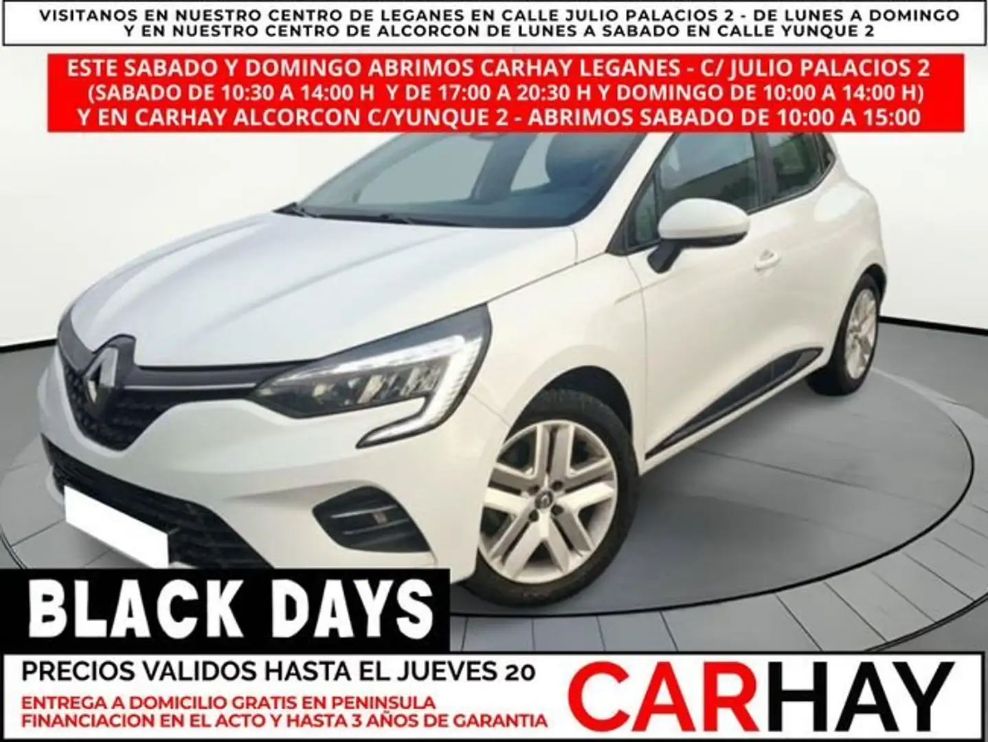 Renault Clio 1.6 E-Tech 140ch Business Blanco - 1