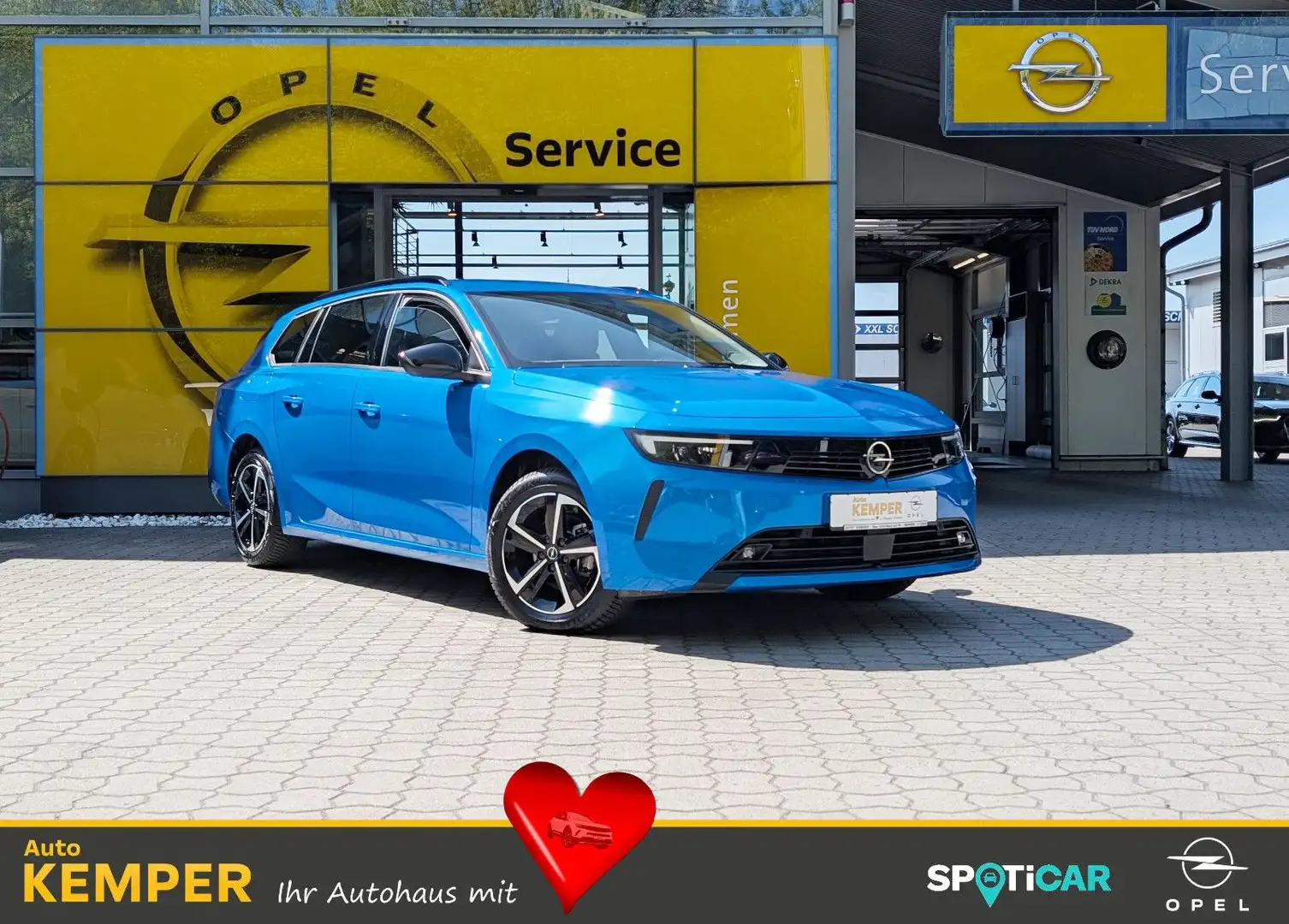 Opel Astra ST 1.2 Turbo Edition *SHZ*ACC*Kamera* Blauw - 1