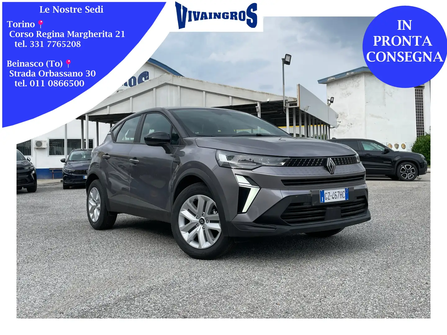 Renault Captur 1.0 Eco-g Gpl Evolution 100CV / IN PRONTA CONSEGNA Grau - 1