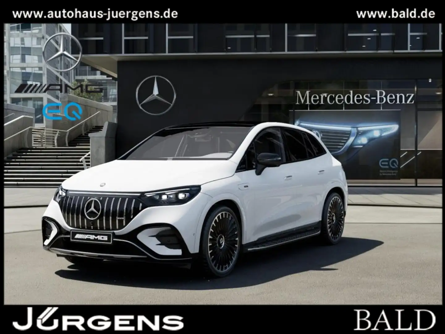 Mercedes-Benz EQE SUV EQE 43 AMG 4M SUV Pano/Hyper/Burm/360/DIGITAL/22 Blanc - 1