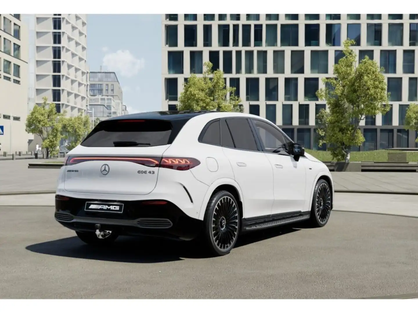 Mercedes-Benz EQE SUV EQE 43 AMG 4M SUV Pano/Hyper/Burm/360/DIGITAL/22 Blanc - 2