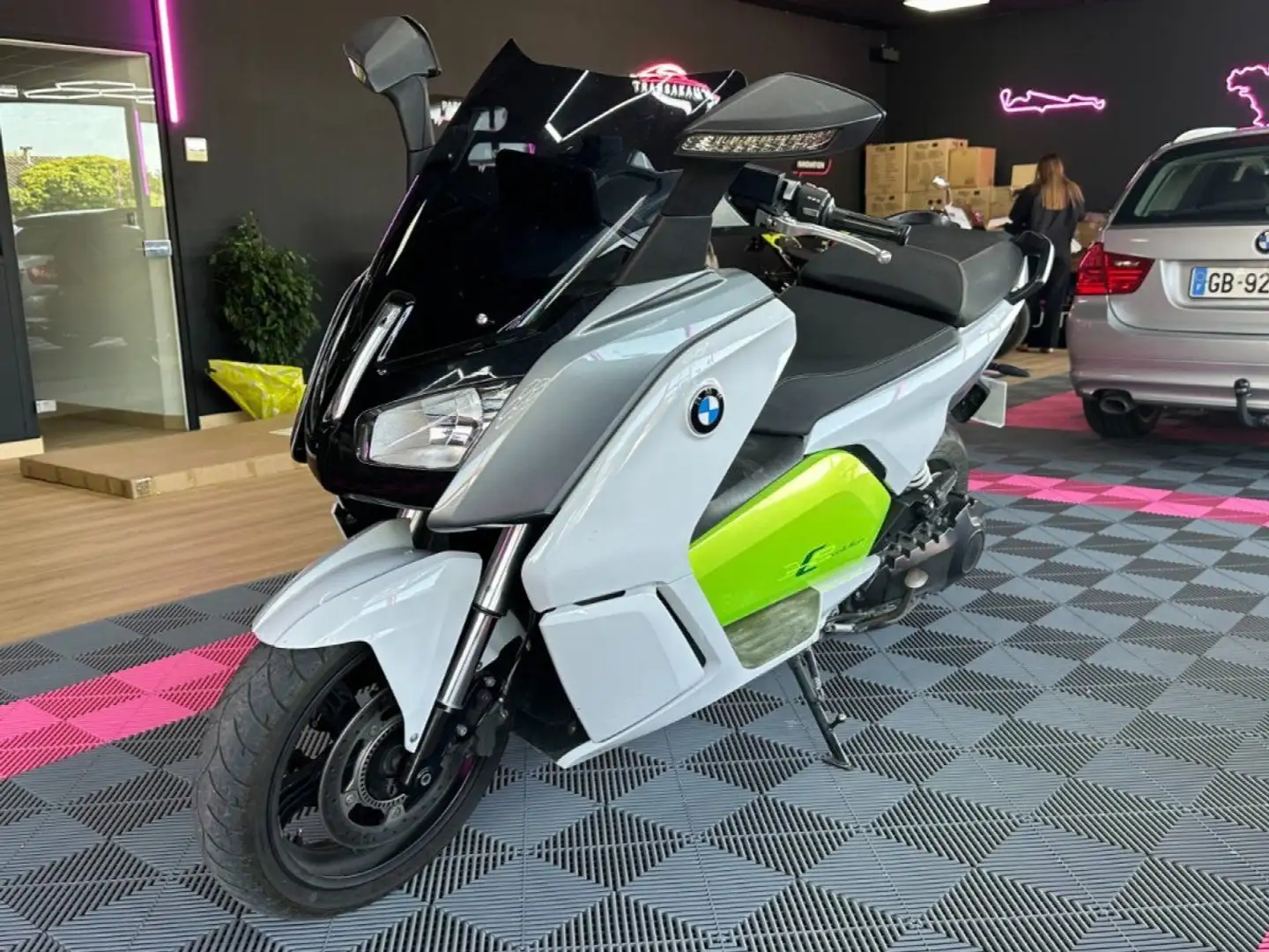 BMW C Evolution 125 cm3 Electrique - Poignees chauffantes - Blanc - 1