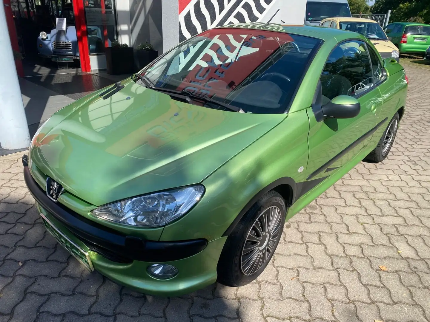 Peugeot 206 Cabriolet CC Sitzheizg elFH Grün - 1