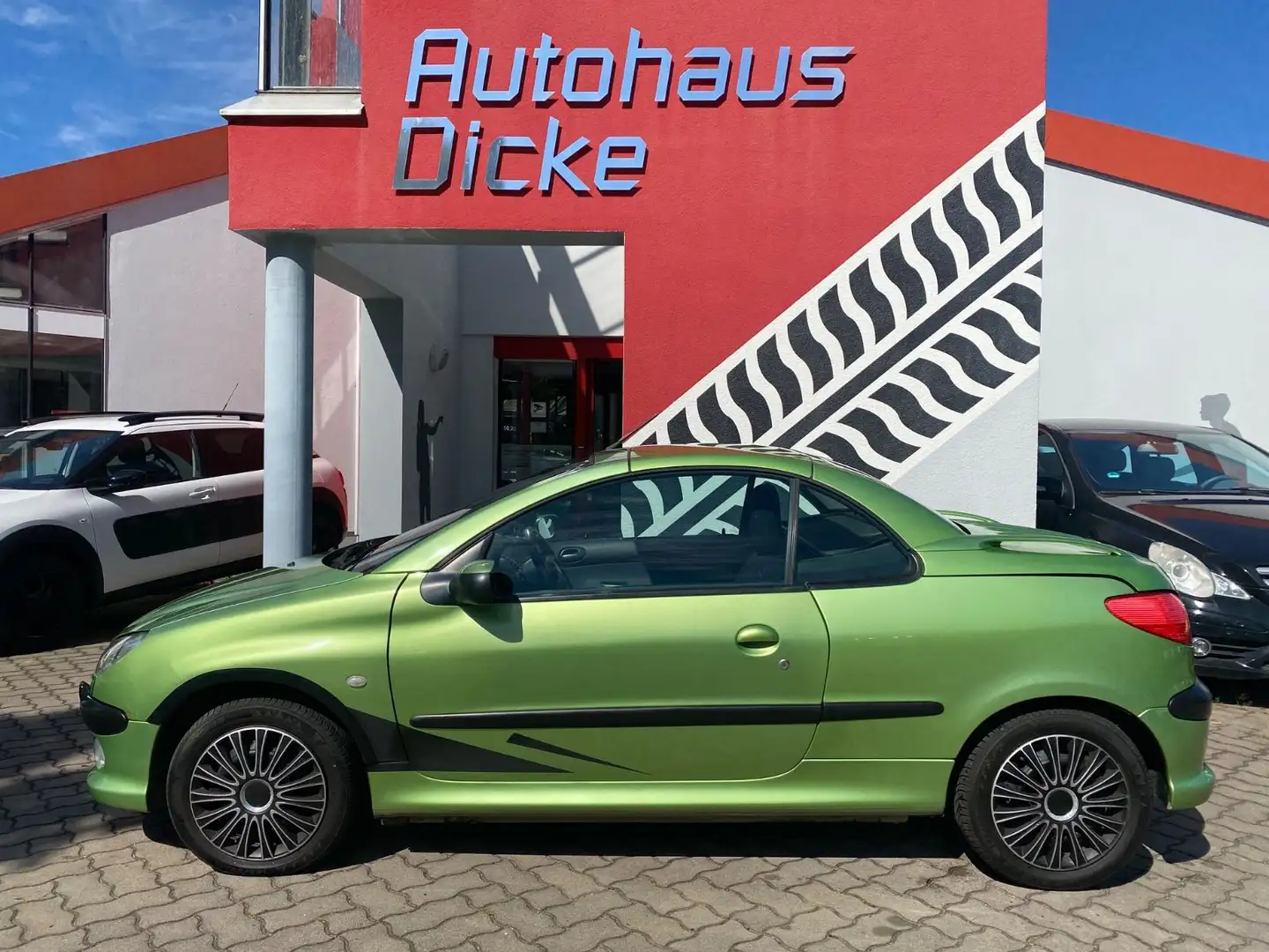 Peugeot 206 Cabriolet CC Sitzheizg elFH Grün - 2
