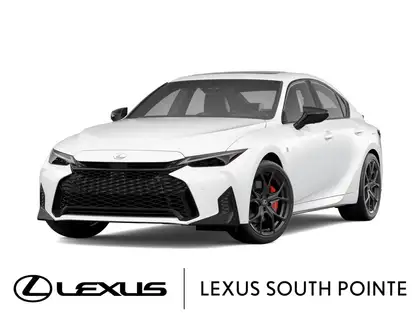 White 2026 Lexus IS Sedan 6-Speed Automatic