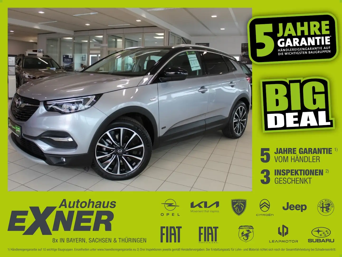 Opel Grandland X 1.6 Turbo Hybrid ULTIMATE *Navi*LED Ezüst - 1