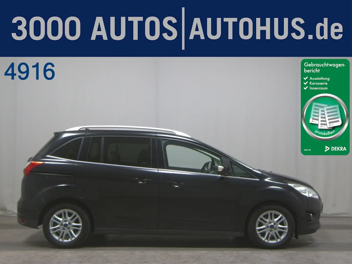 Ford Grand C-Max 1.6 TDCi Titanium 7-Sitze Navi PDC Schwarz - 1