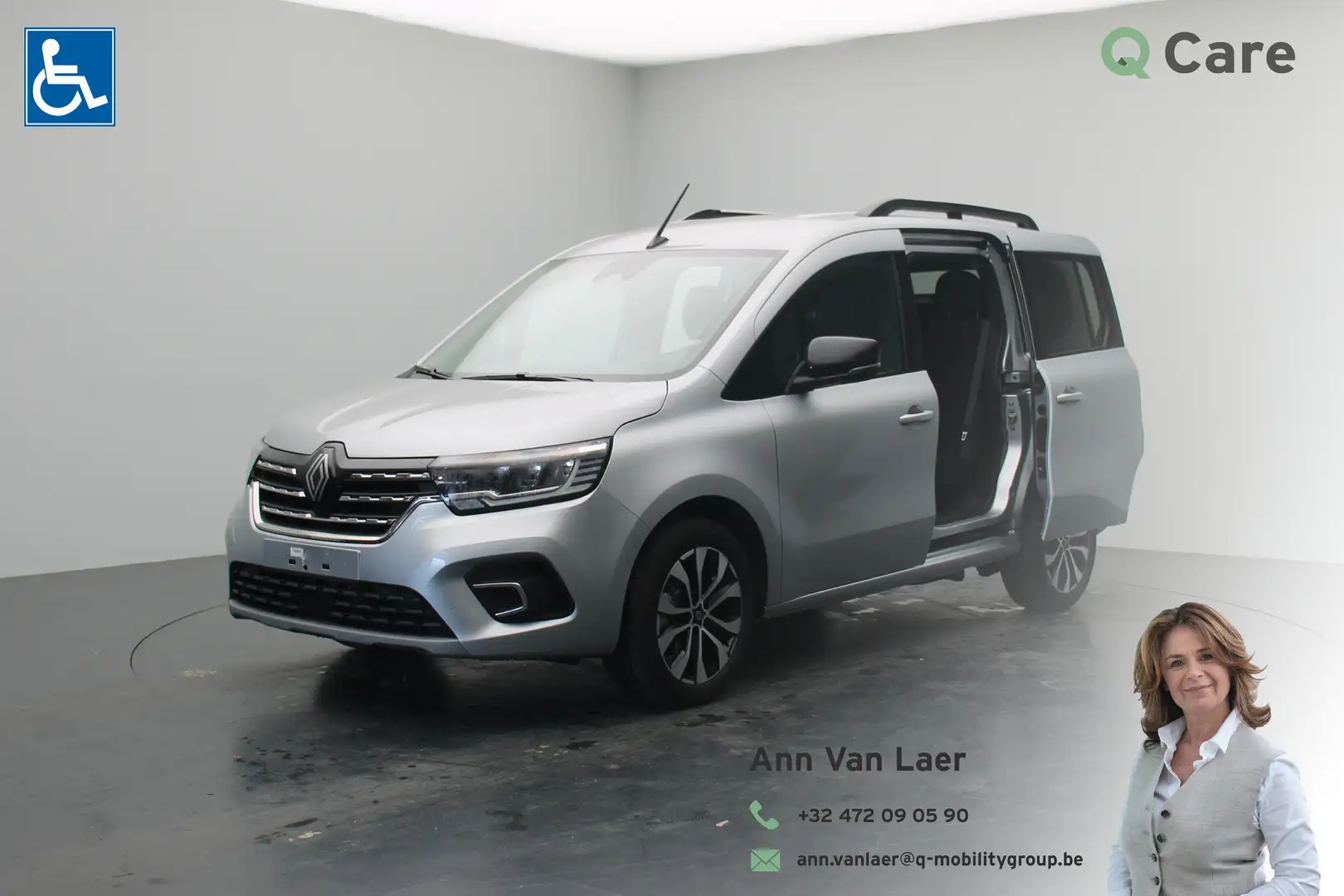Renault Kangoo TPMR Tce / Rolstoelwagen Grijs - 2