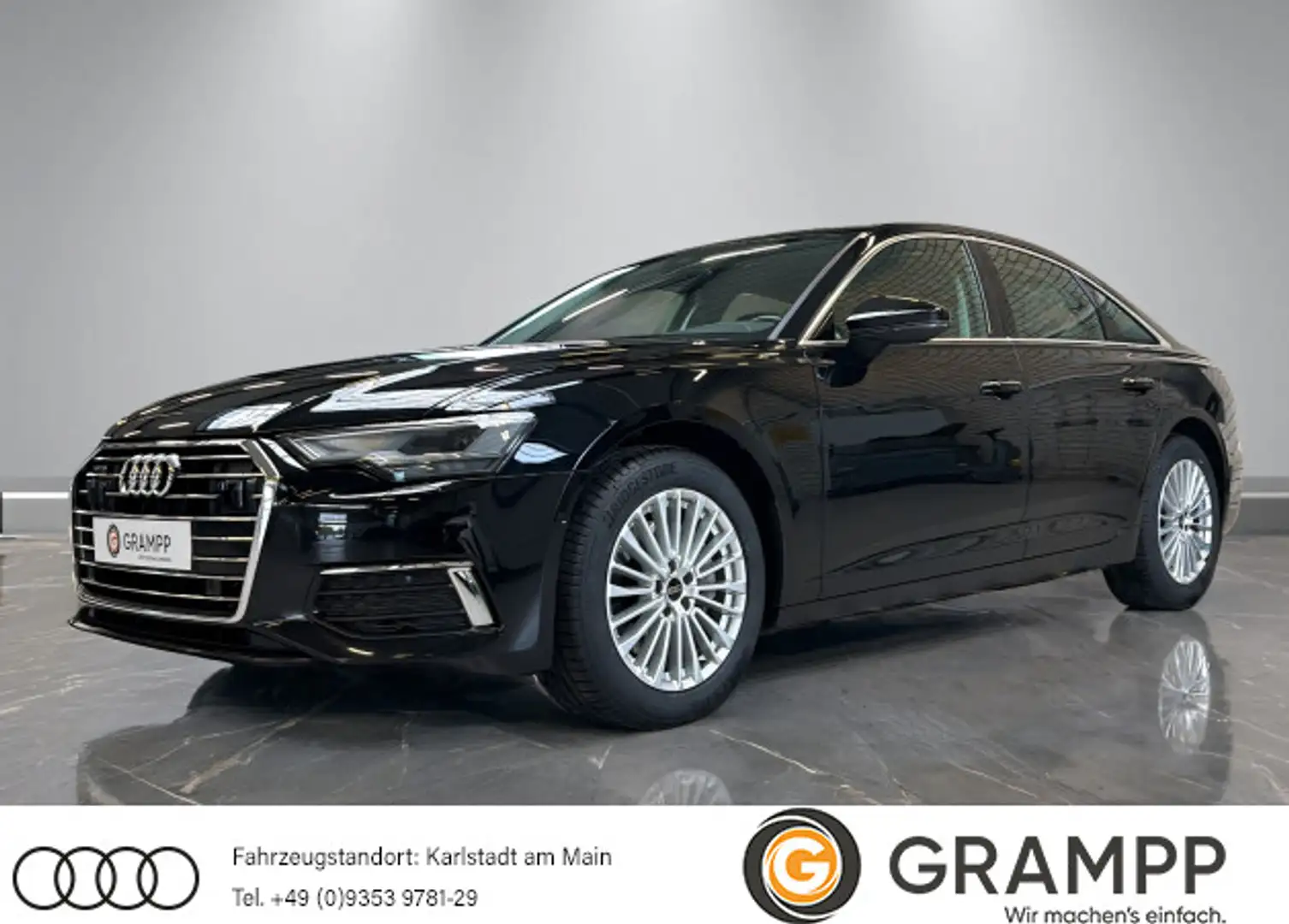 Audi A6 45 TDI quattro S-tronic +AHK+ACC+ Schwarz - 1