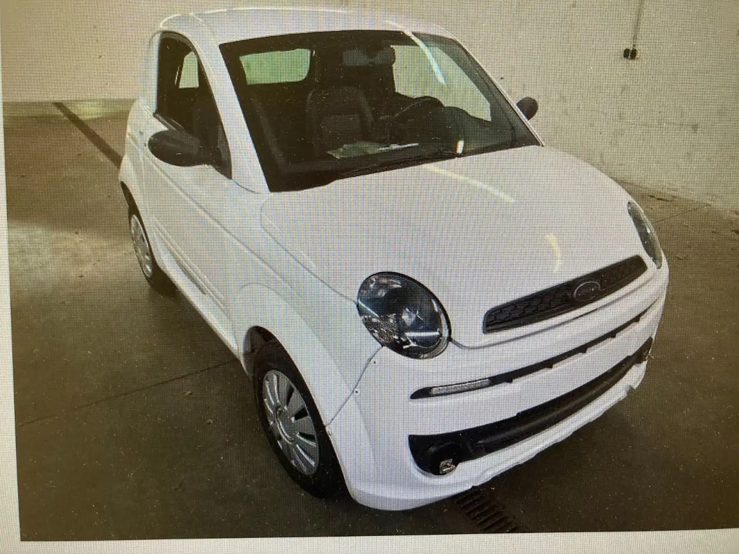 Microcar Due -45KM/H-Fahrzeug-Leder-Allwetterreifen-Autom. Weiß - 1