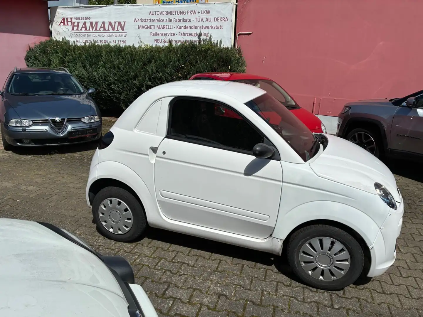 Microcar Due -45KM/H-Fahrzeug-Leder-Allwetterreifen-Autom. Weiß - 2