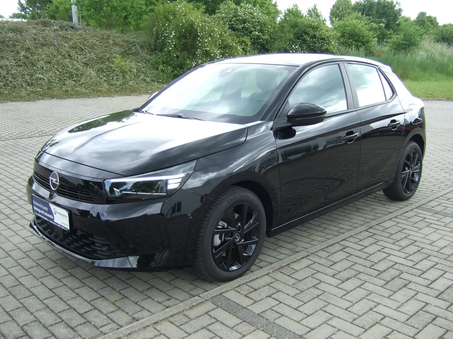 Opel Corsa nur 3785 km, RFK, SH, Allwetter, PDC v+h, Klima Zwart - 1