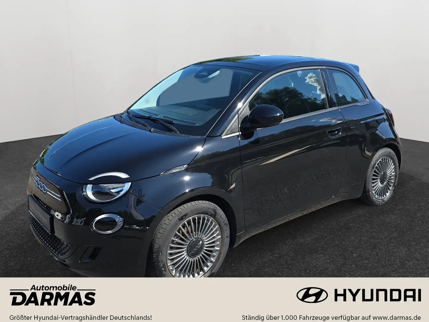 Fiat 500e 500e Icon Schiebedach Klima DAB SZHZ Zwart - 1