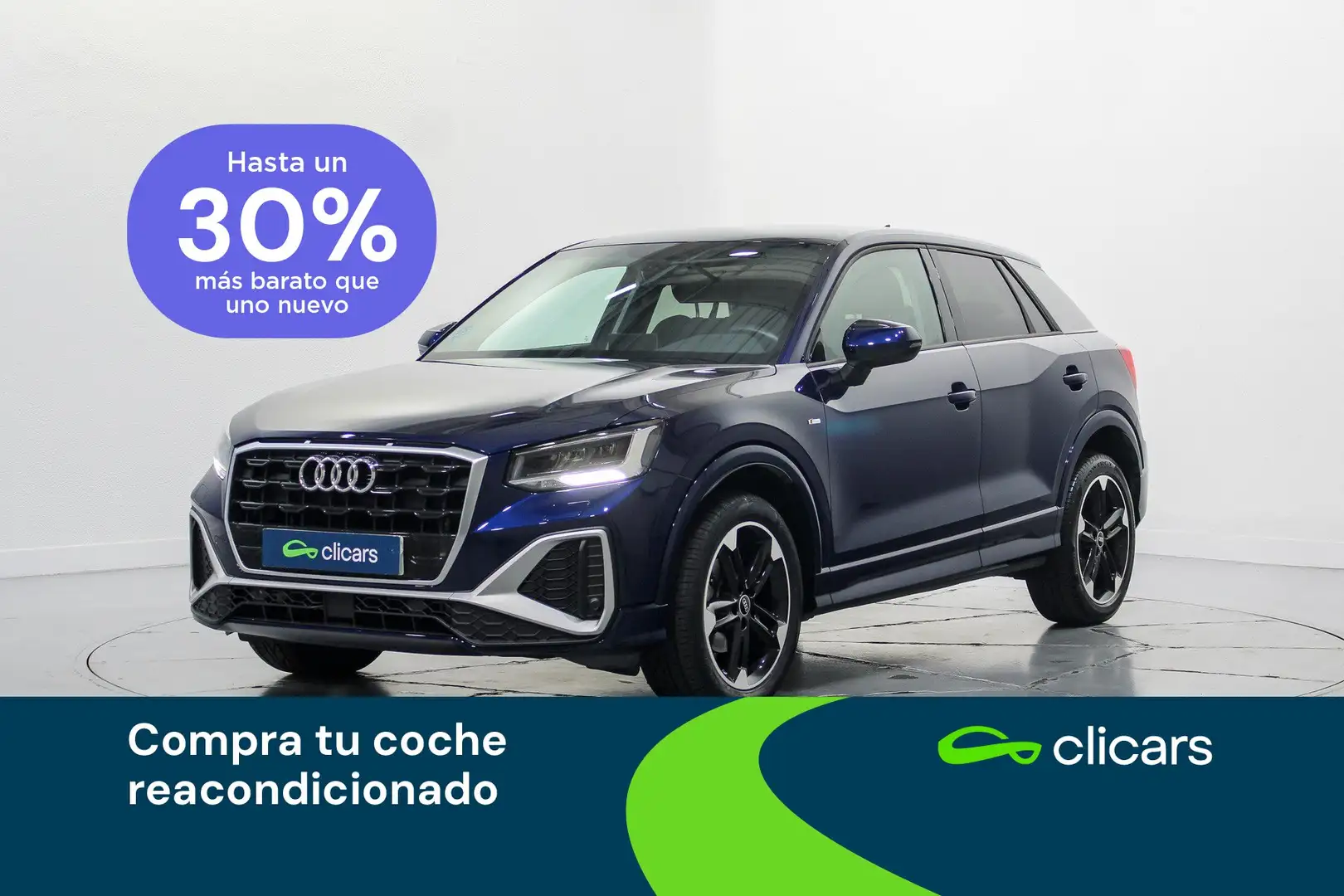 Audi Q2 30 TDI S line 85kW Azul - 1