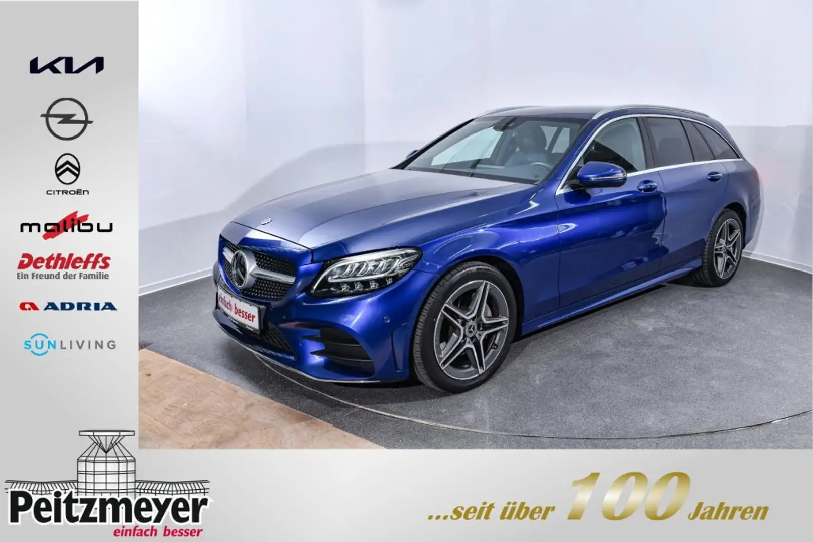 Mercedes-Benz C 200 T 9G-TRONIC AMG Line Blau - 1
