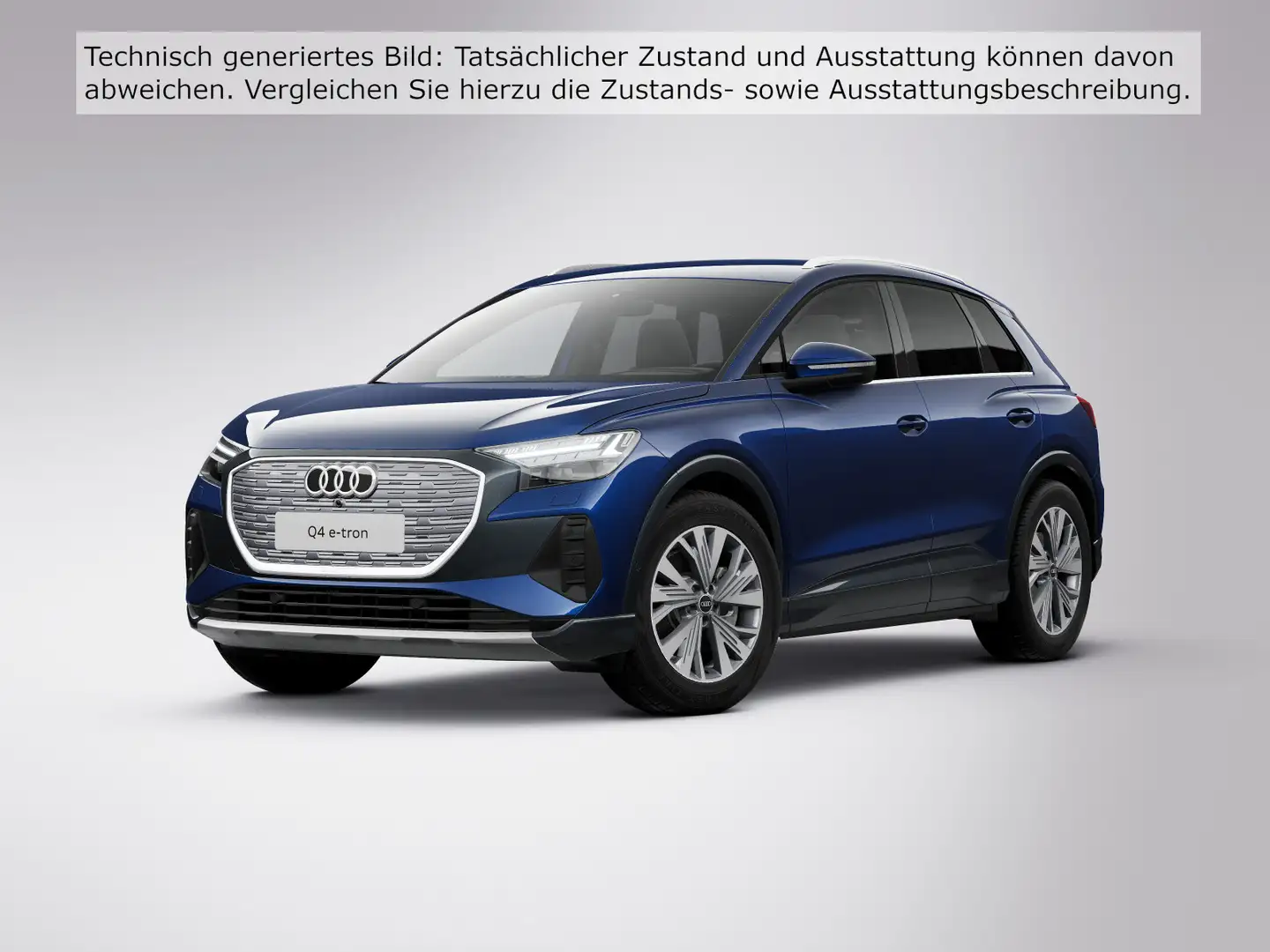 Audi Q4 e-tron 50 quattro AHK HuD NAV MATRIX KAM SHZ Blau - 2