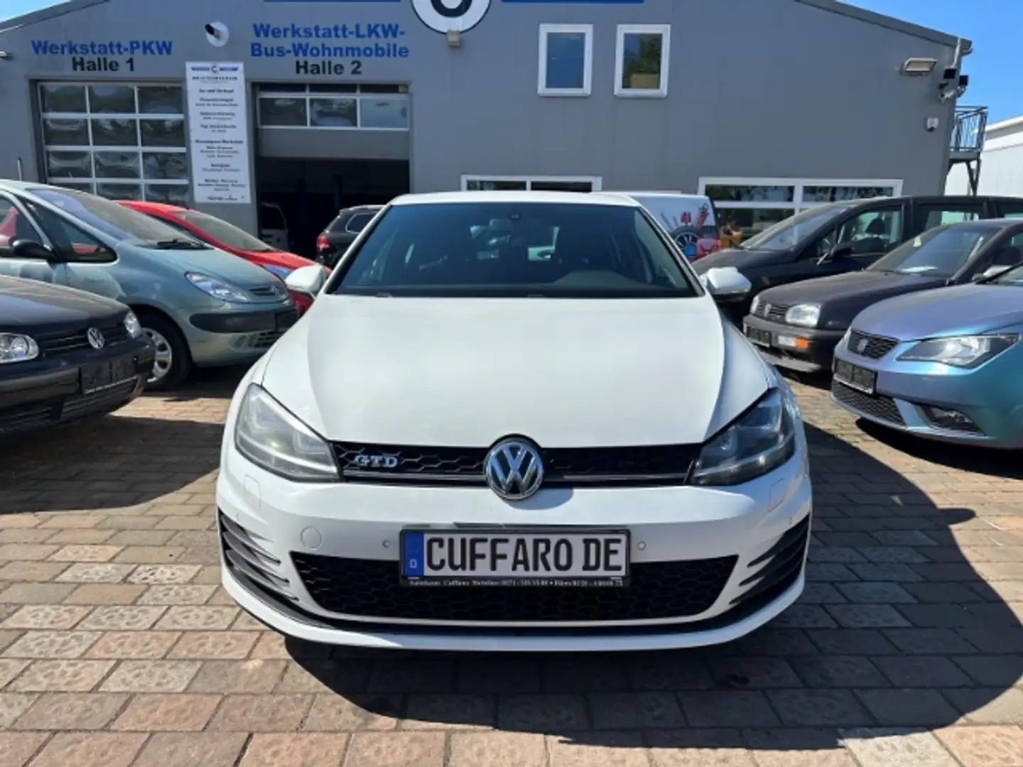 Volkswagen Golf VII GTD BMT 2.0 TDI Start-Stopp StandHZG Navi Bi-X Weiß - 1