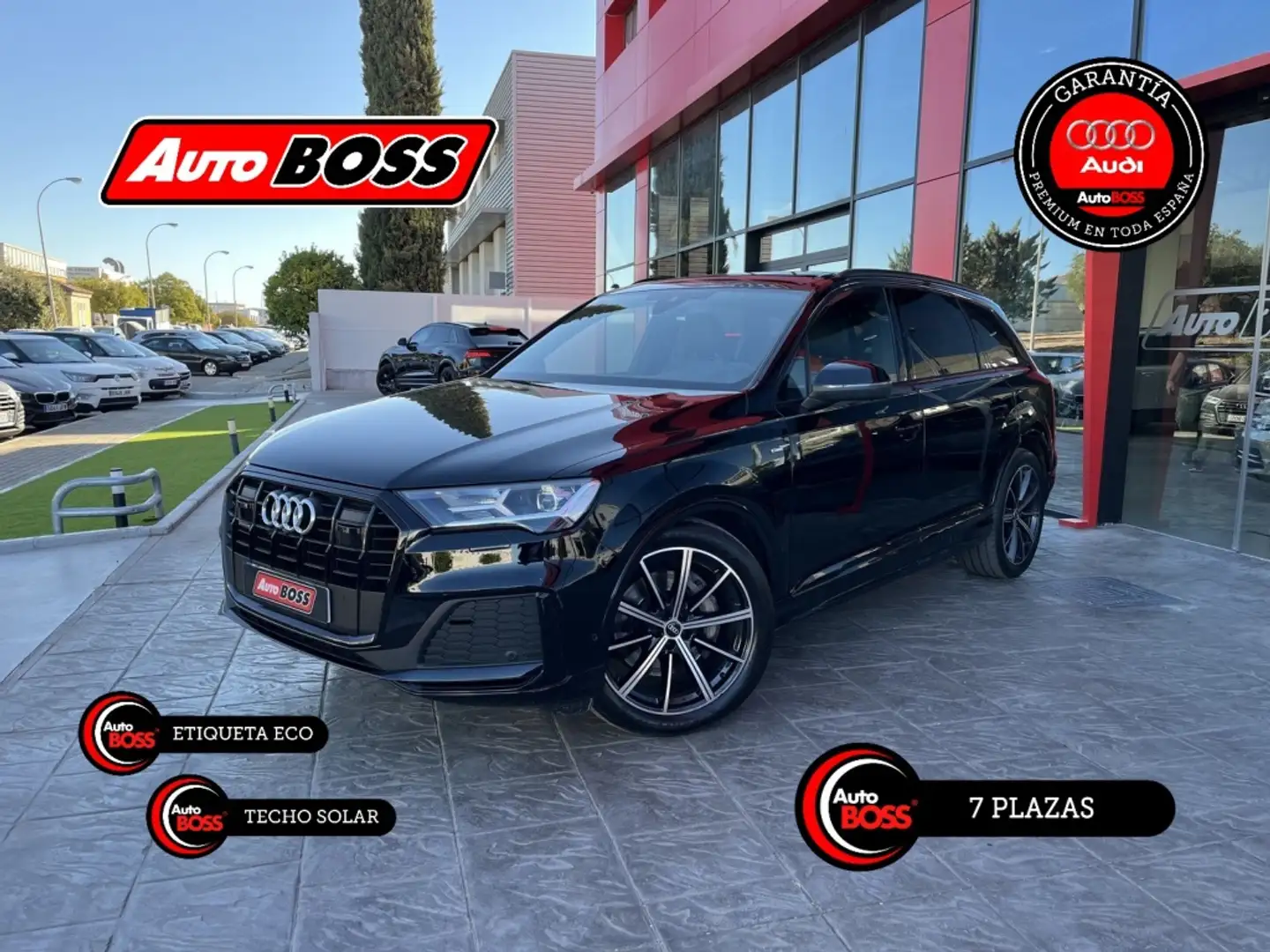 Audi Q7 50 TDI S line quattro Negro - 1