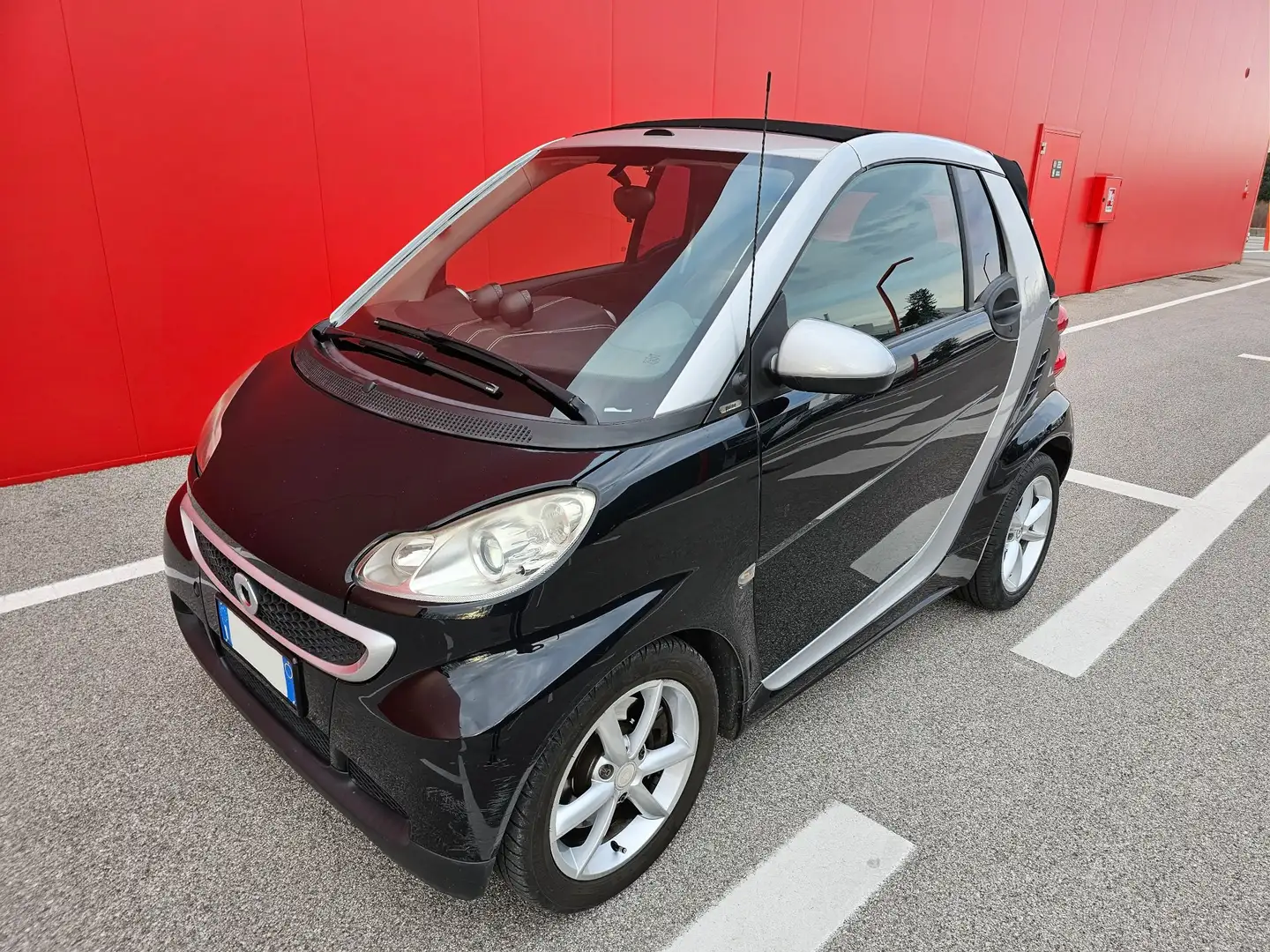 smart forTwo Fortwo Cabrio 1.0 Pulse 84cv Nero - 1