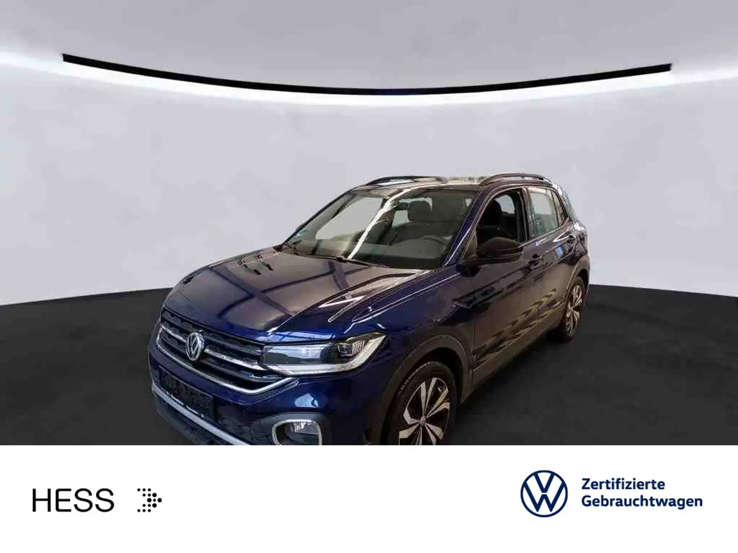 Volkswagen T-Cross 1.5 TSI DSG UNITED*AHK*KAMERA*NAVI*LED*A Blauw - 1