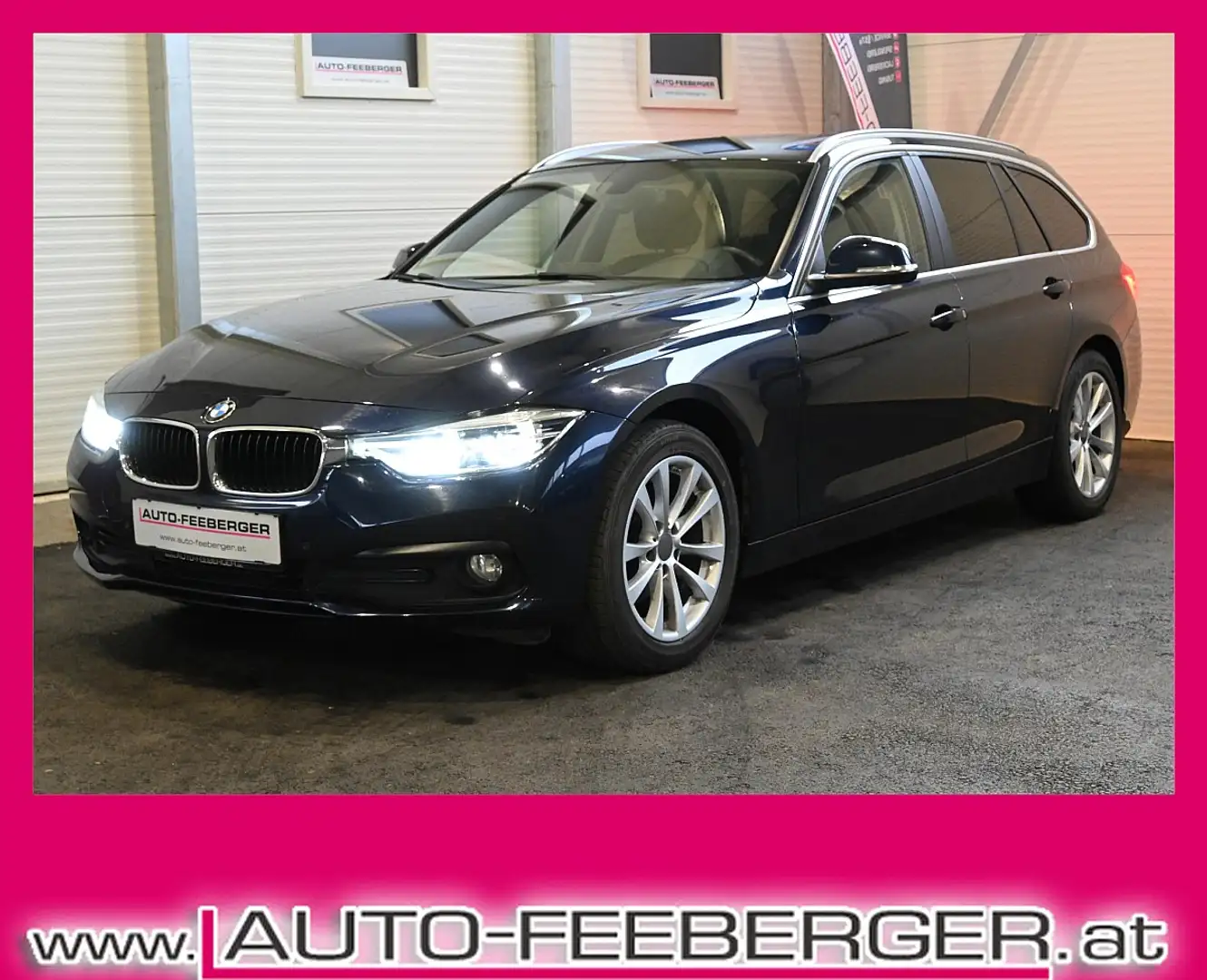 BMW 318 d Touring,NAVI,LED,Klimaautomatic,Sitzheizung,R... Blau - 1