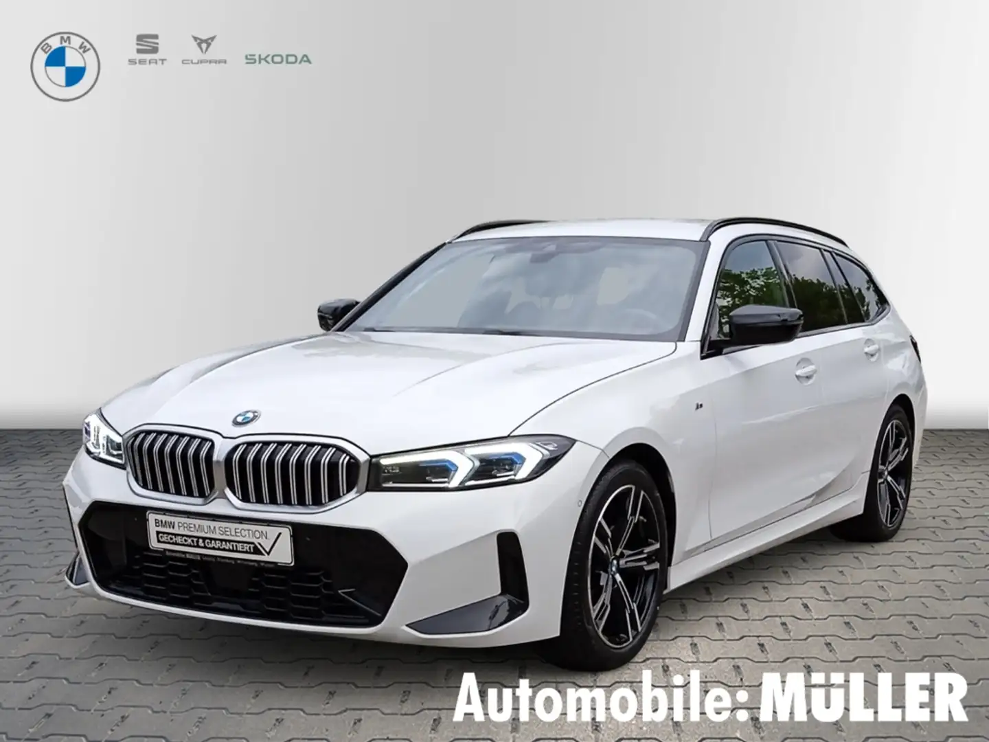 BMW 320 i Touring*M-Sport*KAMERA*Ad.LED*DAB*HiFi*ACC* Weiß - 1