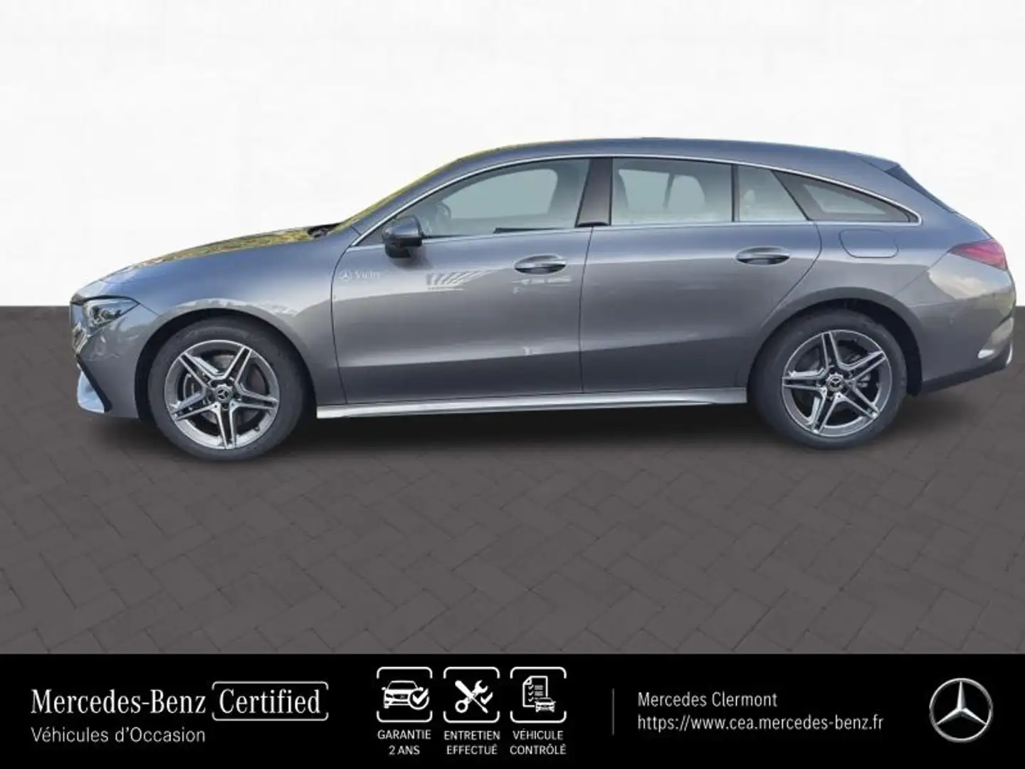 Mercedes-Benz CLA 250 250 e Hybrid EQ 218ch AMG Line 8G-DCT Gris - 2