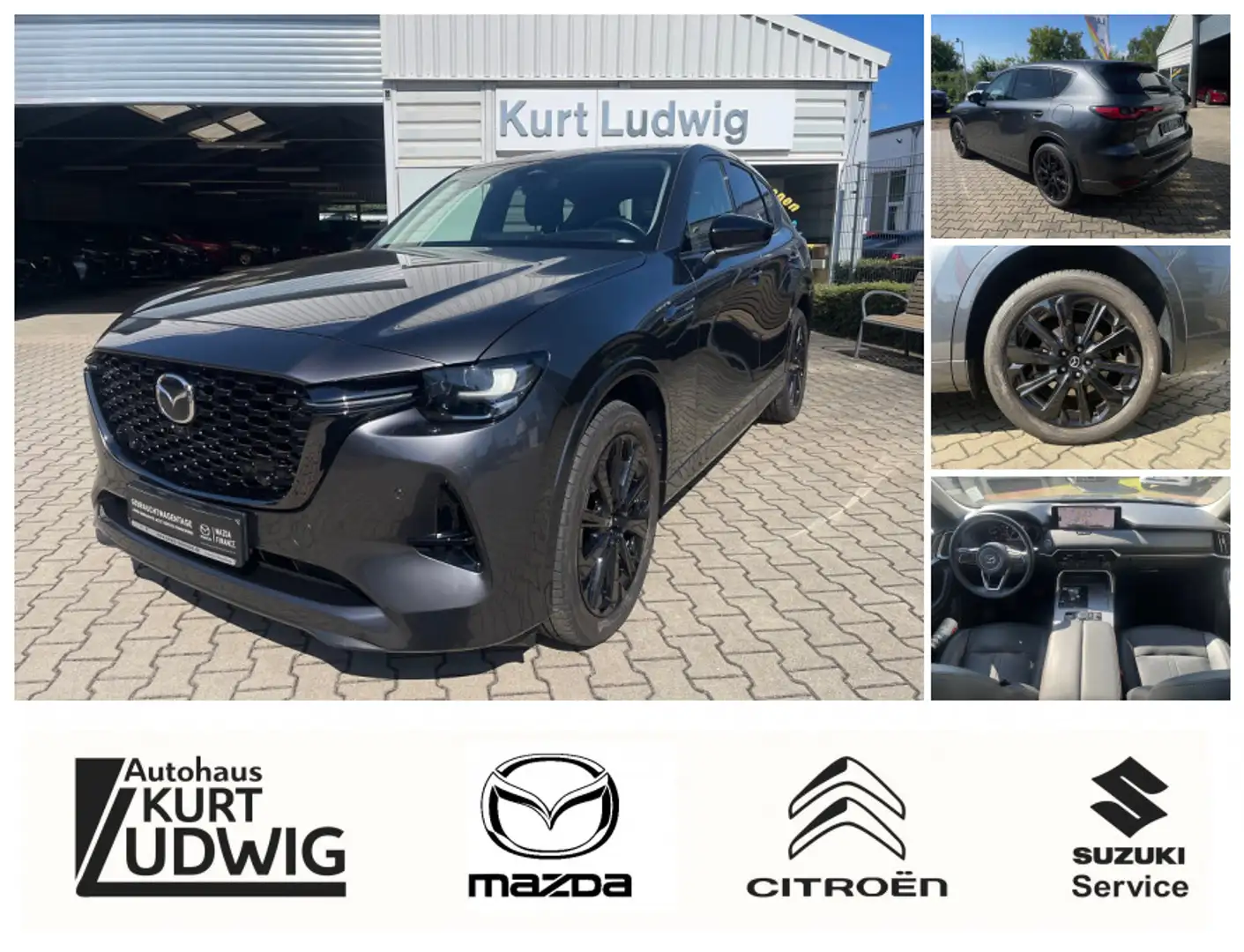 Mazda CX-60 e-SKYACTIV-D 200 AL-HOMURA CON-P PRE-COM-P Grau - 1