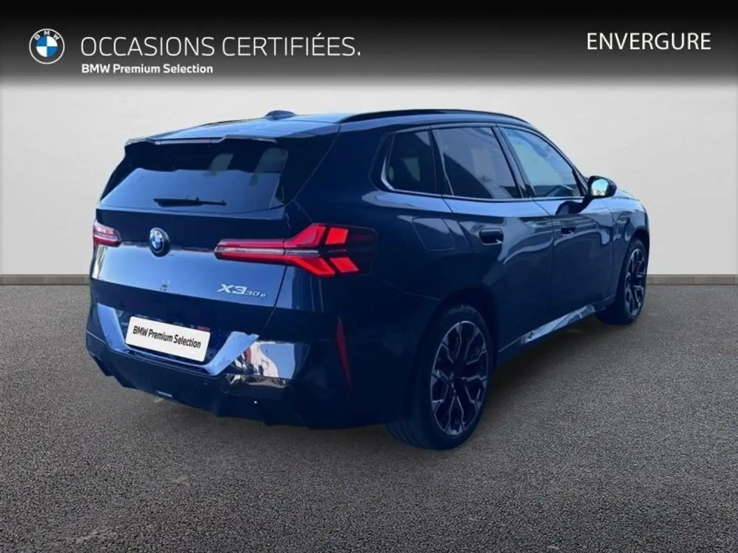 BMW X3 xDrive30e 299ch M Sport Bleu - 2