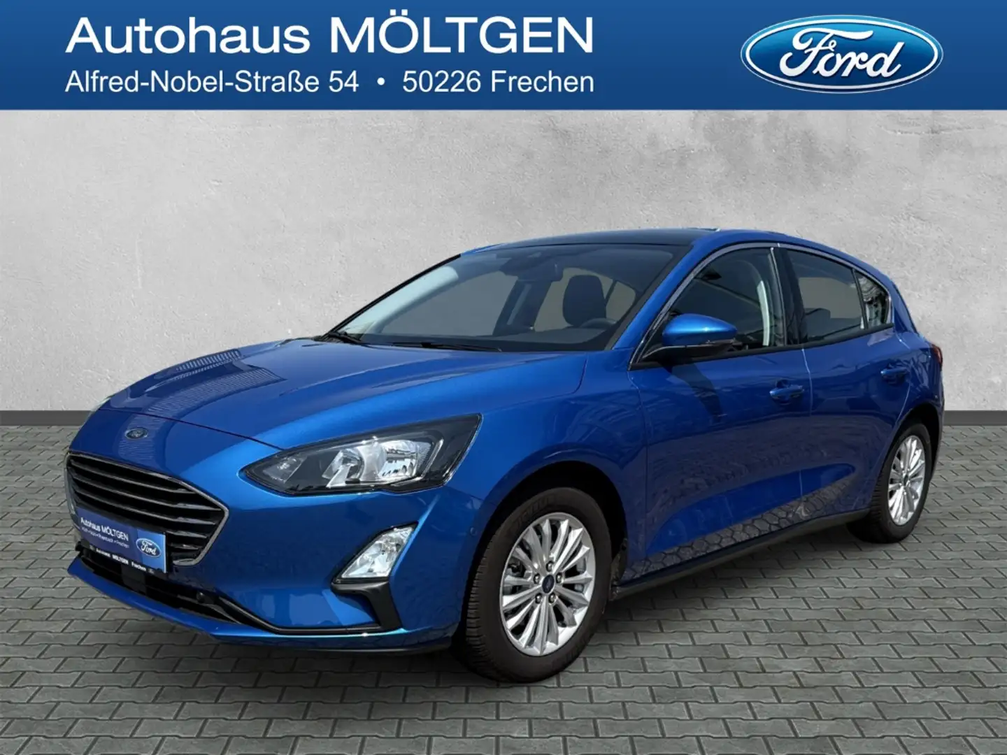 Ford Focus Titanium 1.5 EcoBoost EU6d-T *Navi*PDC*SHZ*RFK*TWA Blau - 1
