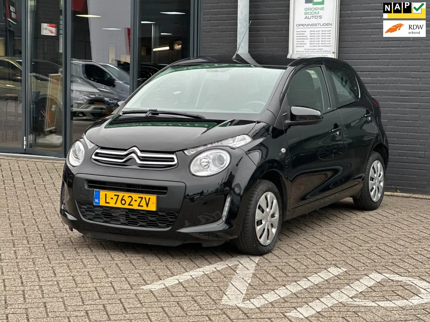 Citroen C1 1.0 VTi Feel/1STE EIG/CAMERA/AIRCO/NL-AUTO NAP!! Zwart - 1