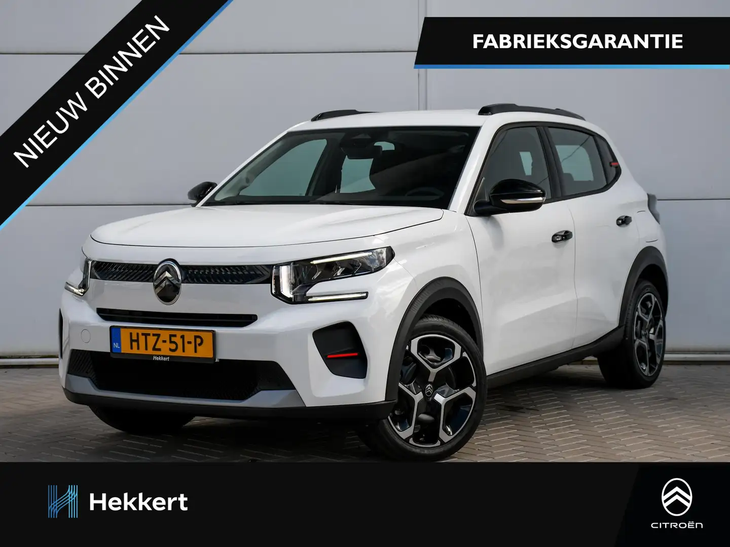 Citroen C3 Ë-C3 You 44 kWh 113pk Automaat 17'' DESIGN VELGEN Wit - 1