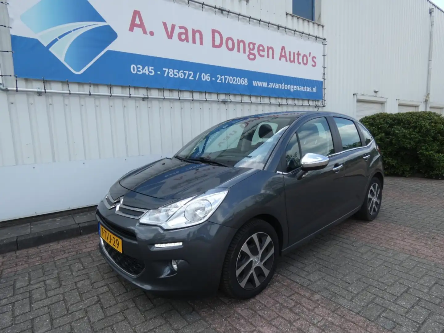 Citroen C3 1.2 VTI COLLECTION,Clima,Navi,Cruise,1e Eignr Grijs - 2
