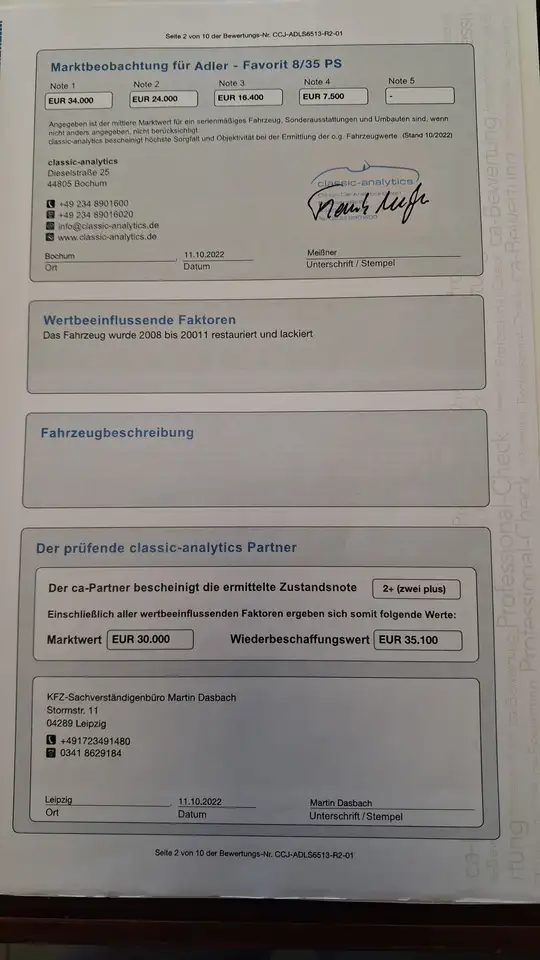 Adler Favorit 8/35 PS, foto 7