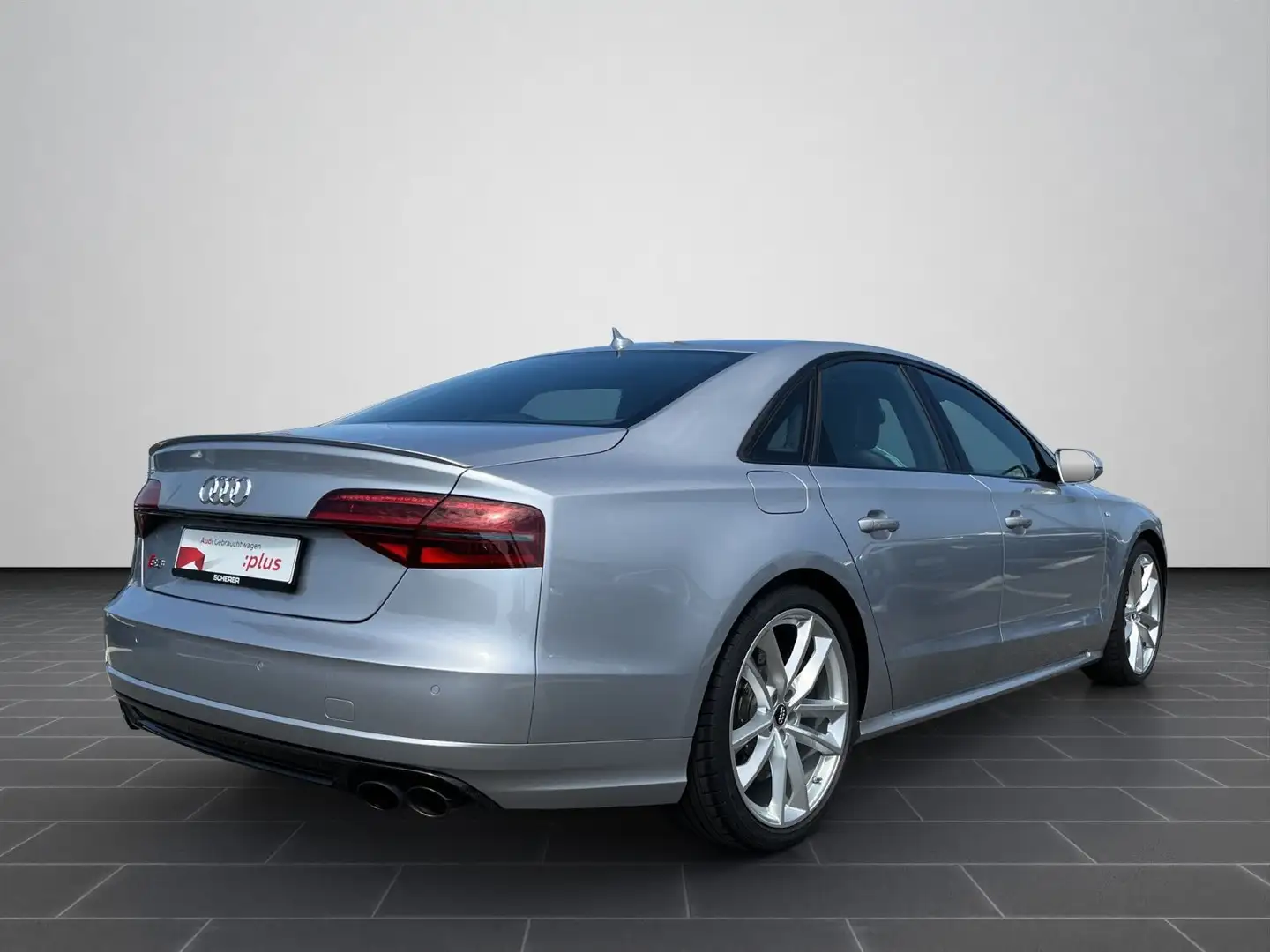 Audi S8 plus 4,0TFSI quattro NAV LED HEAD-UP SCHIEBED Argent - 2