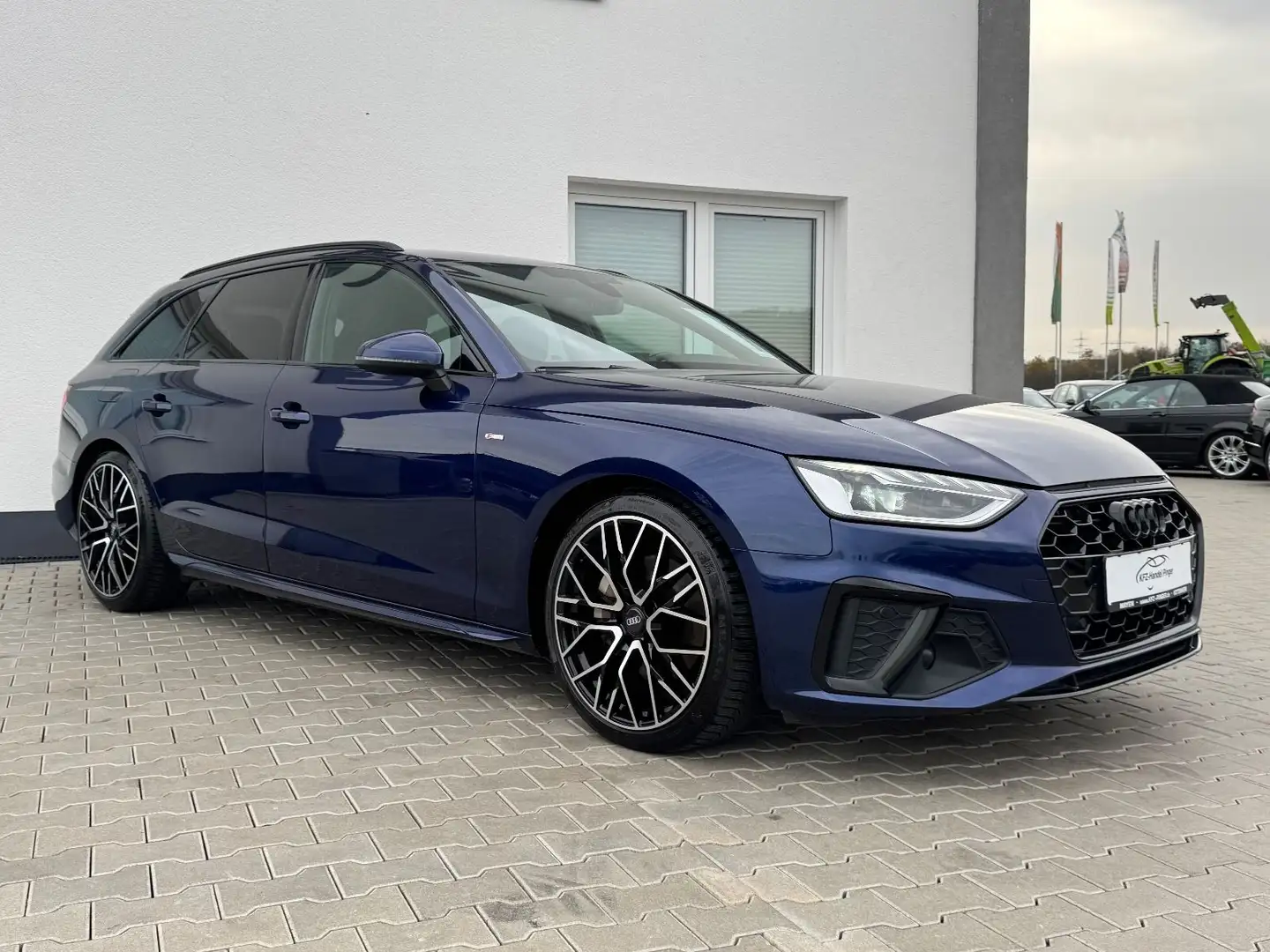Audi A4 Avant 40 TDI S line+Kamera+LED+AHK Bleu - 2
