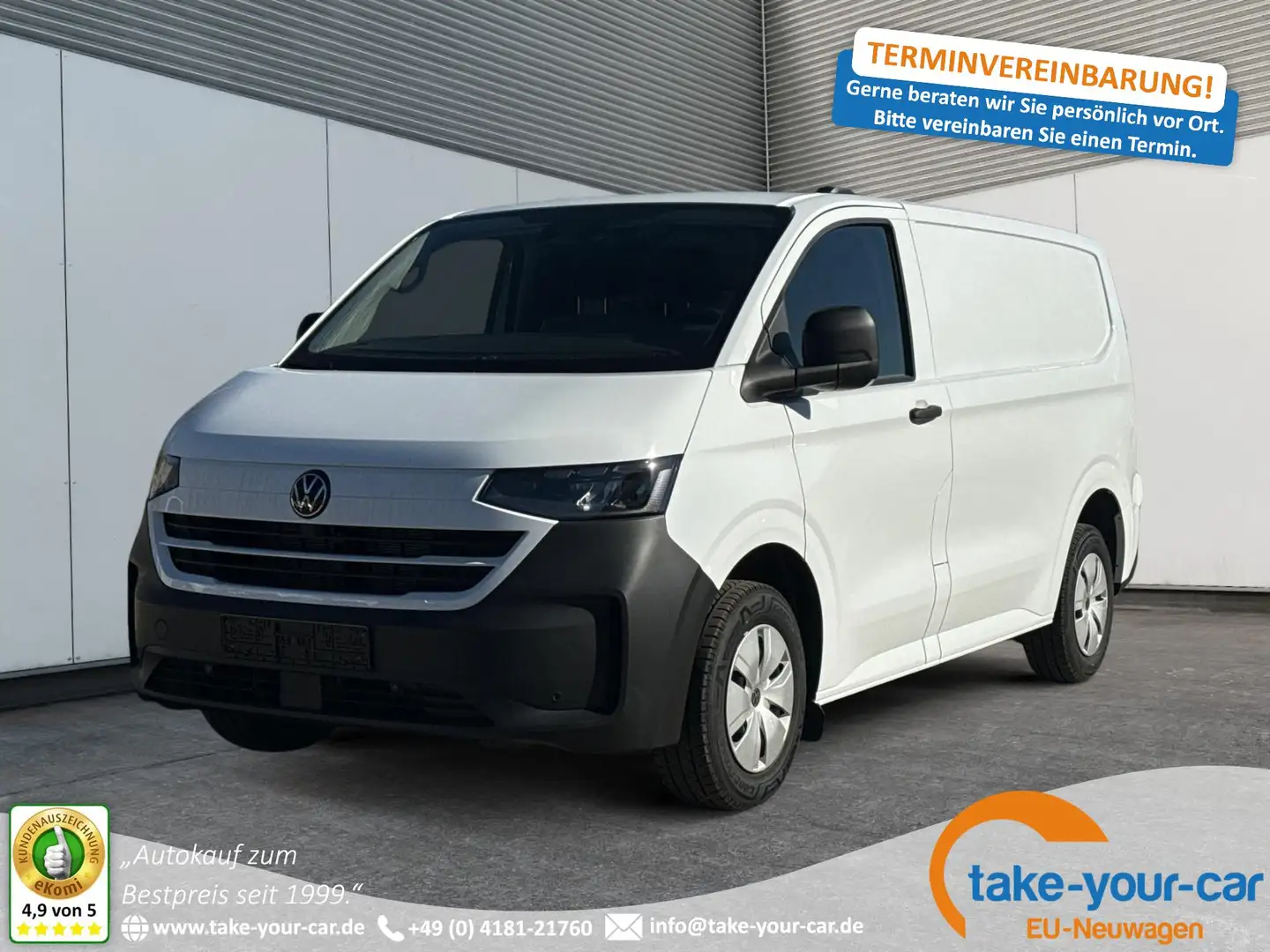 Volkswagen T7 Kastenwagen Kastenwagen KR AHK+KAMERA+SHZ+KLIMA+PDC+LED+FLÜ... Weiß - 1