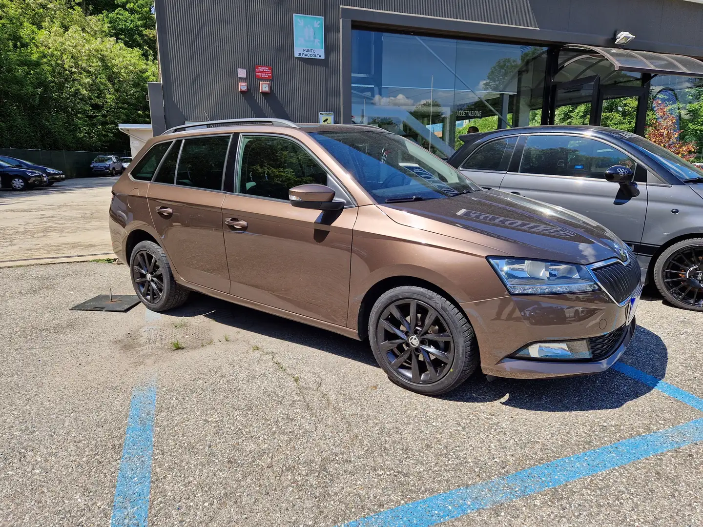 Skoda Fabia Wagon 1.0 tsi Design Edition 95cv Marrón - 2