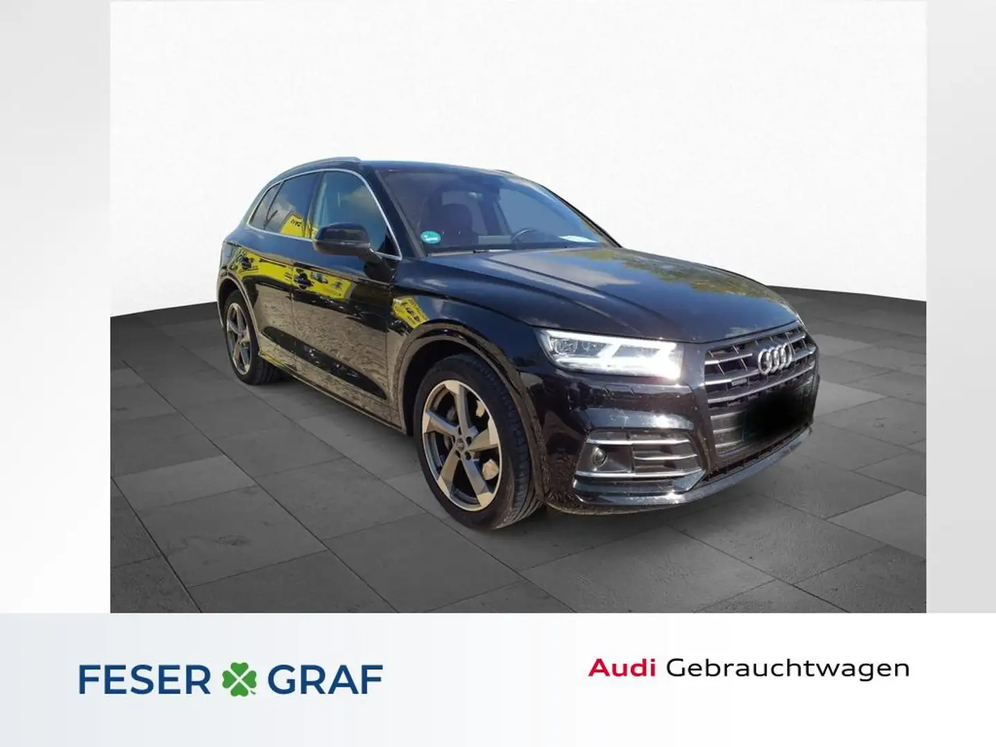 Audi Q5 55TFSI e S line /Matrix/ACC/HuD/adAIR/Massage Schwarz - 1