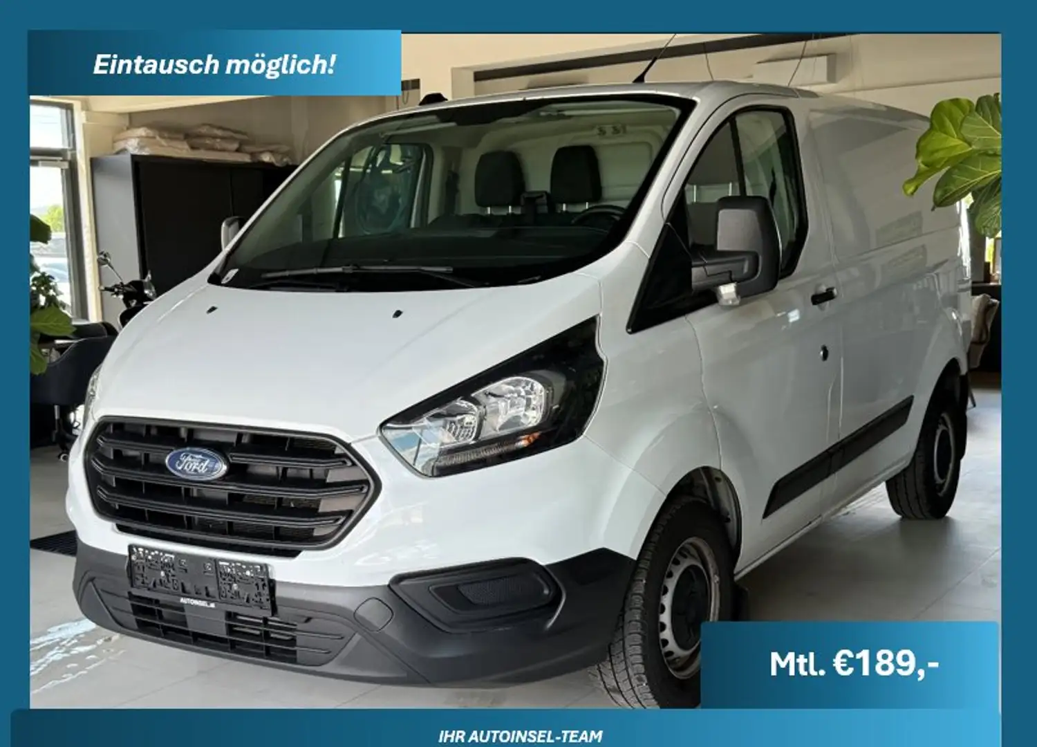 Ford Transit Custom 260 L1H1 1.Besitz MwSt. Ausweisbar Weiß - 1