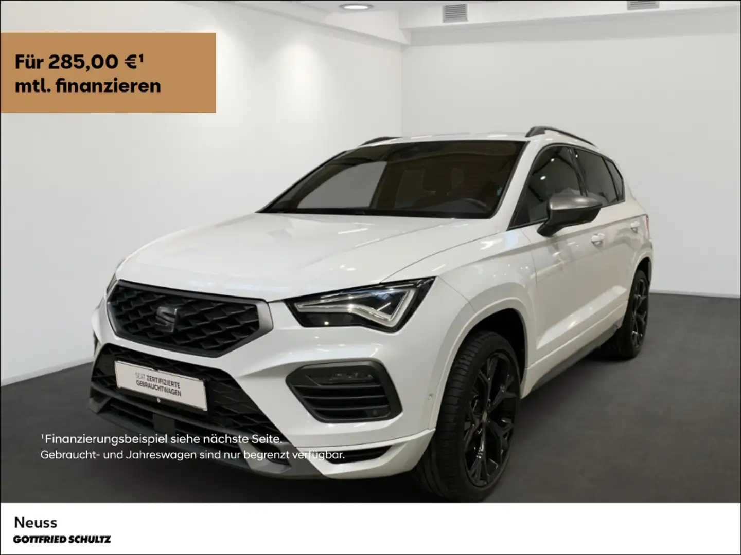 CUPRA Ateca FR TDI DSG AHK SITZHEIZUNG EINPARKHILFE NAVI LED Weiß - 1